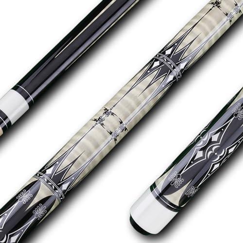 Sinsilvie 13mm 58 Pollici 19 20 Once Stecche Biliardo Pool,1/2 Maple Pool Cue Stick,Bastone da Biliardo da Bar per Uomini e Donne. (Holz 19oz)