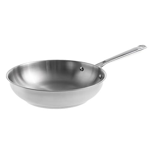 LACOR - 44424 - Padella in Acciaio Inox 18/10 Cucina, Padella Antiaderente, Adatta a tutti i tipi di Fornelli Compresa l'Induzione, 100% Senza PFAS, Ø24 cm