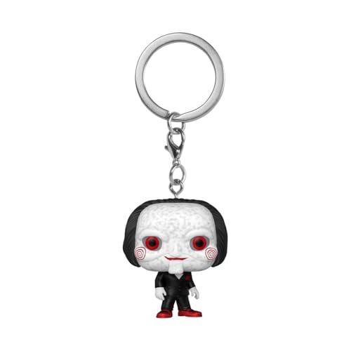 Funko Pop! Keychain: Saw 10th Anniversary - Billy - Mini Figura in Vinile da Collezione Novità Portachiavi - Riempitivi per Calze - Idea Regalo - Merchandising Ufficiale - Movies Fans - Minifigure