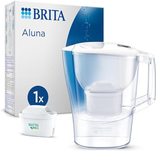 Brita Aluna Pack Jarra de Agua con Filtro 2.4L + 1 Filtro Blanco