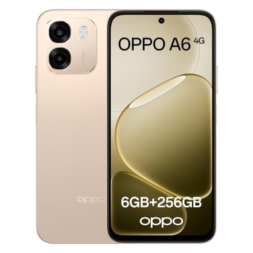 OPPO A6 4G Android Smartphone, 6+256GB, Display Ultra Luminoso 6.75