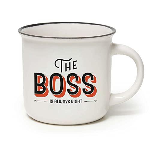 Legami Cup-Puccino The Boss Tazza, Porcellana Bone China, 350 ml, Multicolore