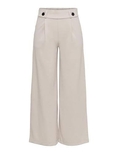 JDY Jdygeggo New Long Pant Jrs Noos, Pantaloni Donna, Grigio (Chateau Gray/Detail:black Buttons), L