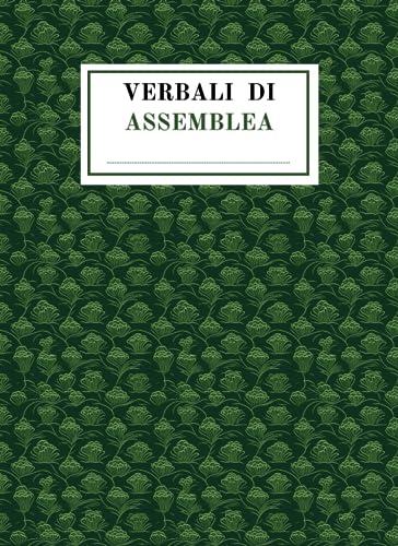 Verbali di Assemblea: Registro verbali di assemblea soci per associazioni | Libro con 120 pagine numerate, formato grande 21.59x29.69 cm