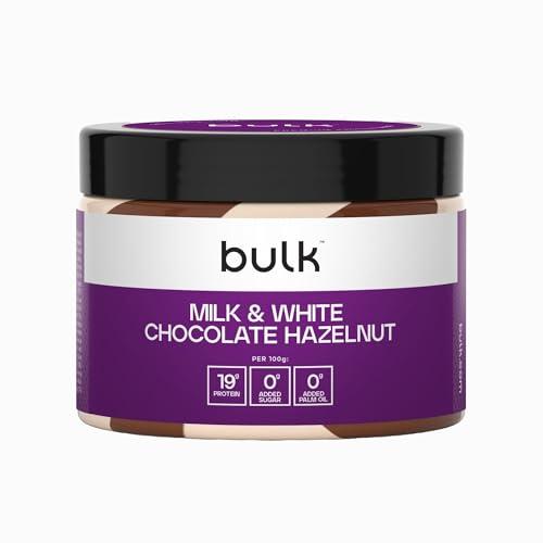 Bulk Crema spalmabile proteica, Doppio latte e Cioccolato bianco, 500g