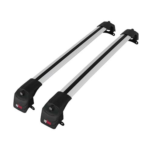 Apline Compatibile con Jeep Compass 2017-2025 Ace-2 Barre Tetto Portapacchi Auto Barre Portatutto Grigo Alluminio 2 Barre