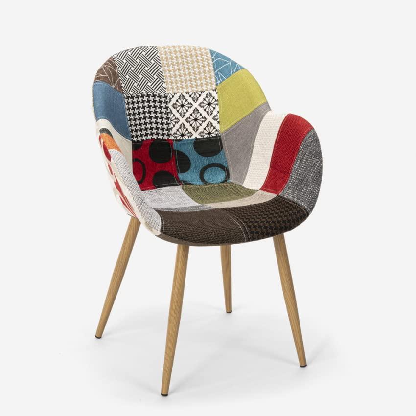 Produce Shop Sedia poltrona design patchwork nordico salotto cucina studio Finch - Patchwork 3