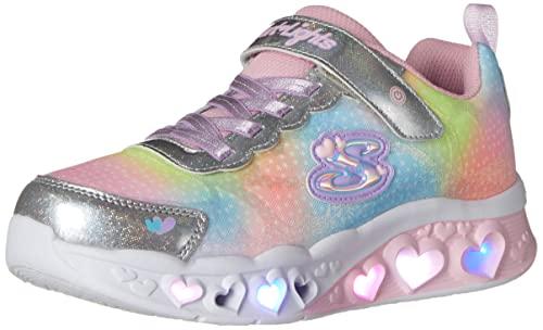 Skechers 302315l S, Scarpe da ginnastica Bambine e ragazze, Maglia Sintetica D Argento, 28 EU