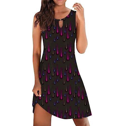 Cocila Shein Curvy Abiti Eleganti Vestiti Donna Eleganti da Cerimonia Vestiti Donna Bisbigli Abito Tubino Nero Aderente Elasticizzato Vestiti Donna Estivi Elegante (C, XL)