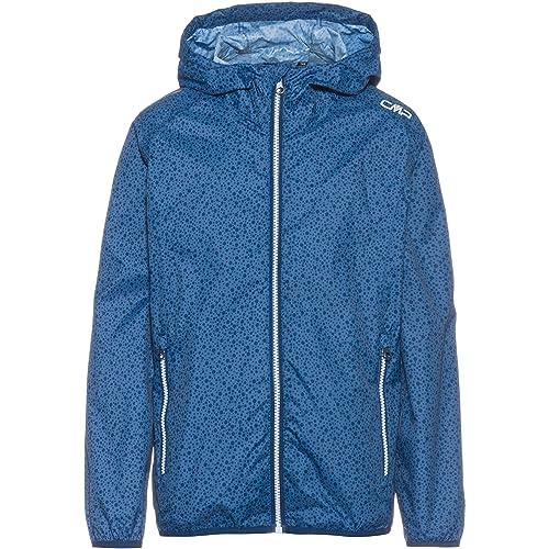 CMP, Giacca Kid G con cappuccio antipioggia, Blue, 128
