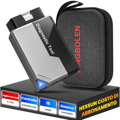 KINGBOLEN EDIAG Elite OBD2 Auto Diagnostica, Diagnosi Auto Bluetooth in Italiano per iOS e Android, per Sistema Completo, 15+ Funzioni di Reset, Test Attivo, Can-FD, Aggiornamento a Vita