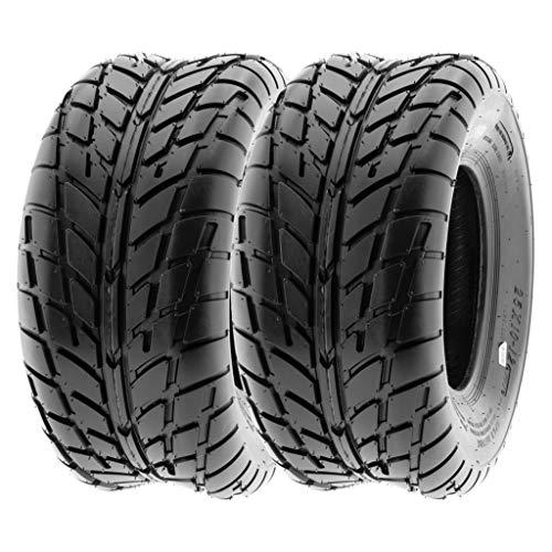 SunF A021 25x10-12 25x10x12 ATV UTV Quad Pneumatici sportivi Pneumatici 6PR TL 70J E4 Mark, set di 2 pezzi