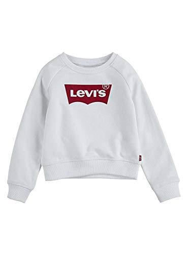 Levi's Lvg Key Item Logo Crew Bambine e Ragazze, Bianco (White), 6 anni