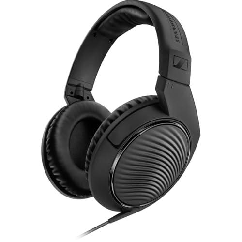 Sennheiser Cuffie professionali HD 200 PRO per DJ e monitoraggio, con retro chiuso, cavo singolo da 2 m e adattatore jack stereo da 1-4