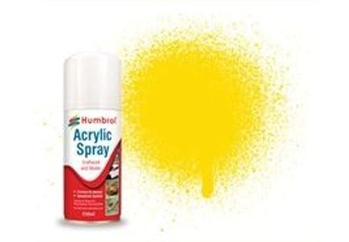 Humbrol AD6069 - Vernice spray acrilica n. 69, 150 ml, colore: Giallo