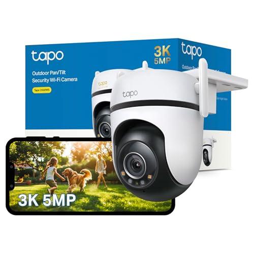 Tapo TP-Link C125 Telecamera Wi-Fi Interno, Videocamera Sorveglianza 2K QHD, Sicurezza Domestica AI, Shutter per la Privacy Fisica, Visione Notturna, Installazione semplice, Base Magnetica