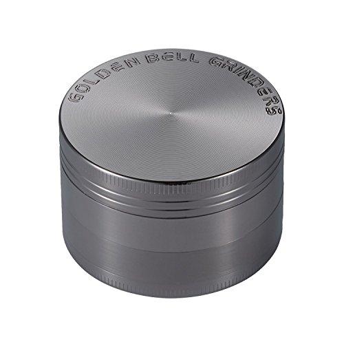 LIHAO 2”(50mm） GrinderSpezie Erbe in 4 Pezzi Tritino in Metallo - Nickel Nero