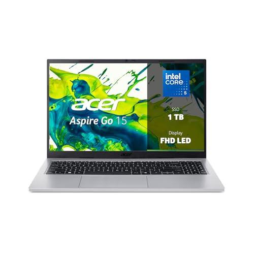 Acer Aspire Go 15 AG15-72P-53BQ PC Portatile, Notebook, Processore Intel Core 5 120U, RAM 32 GB DDR4, 1024 GB PCIe NVMe SSD, Display 15.6