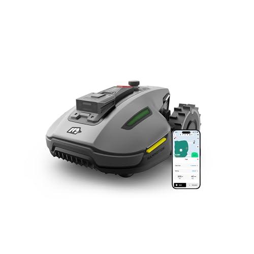 MAMMOTION YUKA mini 700 Robot Tagliaerba Senza Filo Perimetrale, Consigliato 700m², Max. 1100m², Mappatura Automatica Visione AI 3D, Pendenza 50%, 5 Lame a Rasoio Orientabili, con Modulo 4G