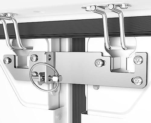 Siegvoll Serratura per Porta Posteriore Anti-Effrazione H1/H2, senza Foratura, Dispositivo Prick Stop Porta Posteriore con Perno Pieghevole Aggiornamento, Accessorio Camping-car