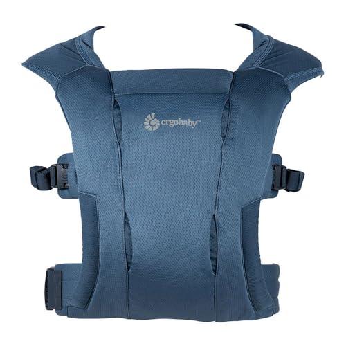 Ergobaby Embrace Soft Air Mesh Marsupio per neonati fin dai primi giorni, Marsupio porta bebè a 2 posizioni, Marsupio neonati ergonomico, Blue