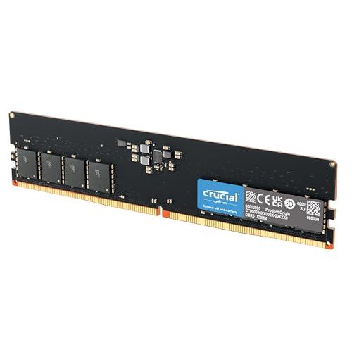 Crucial RAM DDR5 32GB 5600MHz, Memoria PC (o 5200MHz / 4800MHz) CL46 - CT32G56C46U5