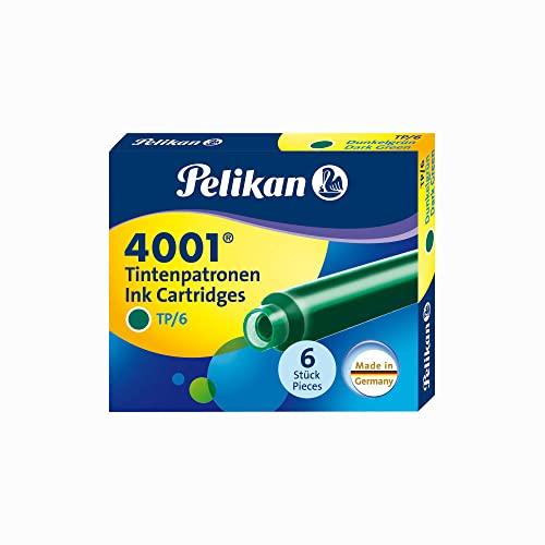 PELIKAN Cartucce per stilografiche 4001 TP / 6 Pelikan - verde - 0PK300087 (conf. 6)