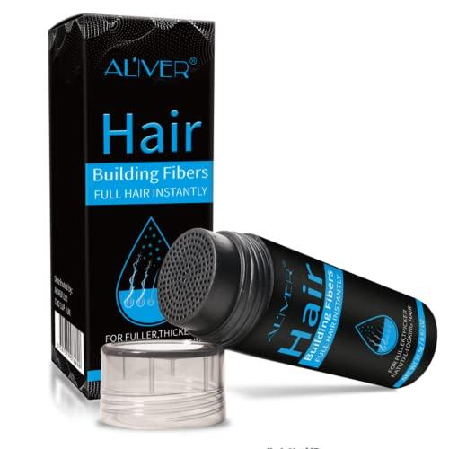 Polvere Volumizzante Capelli, Cheratinaper Capelli 27.5G Fibre Capelli Spray la Caduta dei Capelli e la Calvizieper Coprire i Capelli Diradati per Uomo e Donna