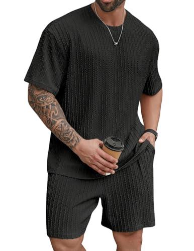 QUNERY Tuta Estiva 2 Pezzi Ginnastica Jogging Casual Spiaggia Tute Sportive