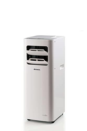 Ariete 9020 Polar 8, Condizionatore Portatile, 1000 W, Capacità 36 L, 2 velocità, Timer, Funzione sleep, Bianco
