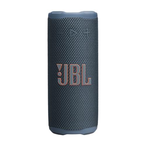 JBL Grip, Speaker Bluetooth Compatto, JBL Pro Sound con AI Sound Boost, IP68 Resistente ad Acqua e Polvere, Luce Ambientale, 14 Ore di Autonomia, Auracast Multi-Speaker, App JBL Portable, Blu