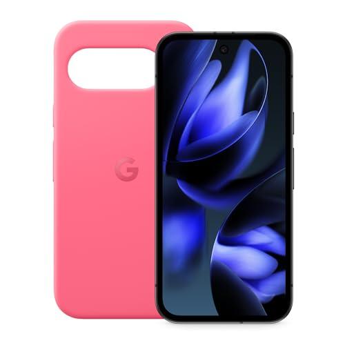 Google Pixel 9a – Smartphone Android sbloccato con fotocamera AI, batteria che dura tutto il giorno e sicurezza efficace – nero ossidiana, 128GB + Cover per Pixel 9a – Rosa peonia