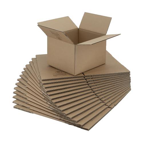 IMBALLAGGI 2000 - Scatole Cartone a Onda Singola 23x20x15cm, Pack 15Pz, Scatoloni per Trasloco, Spedizioni e Imballaggio, Scatole Trasloco e Cartoni Resistenti e Durevoli, Scatola Cartone per Deposito
