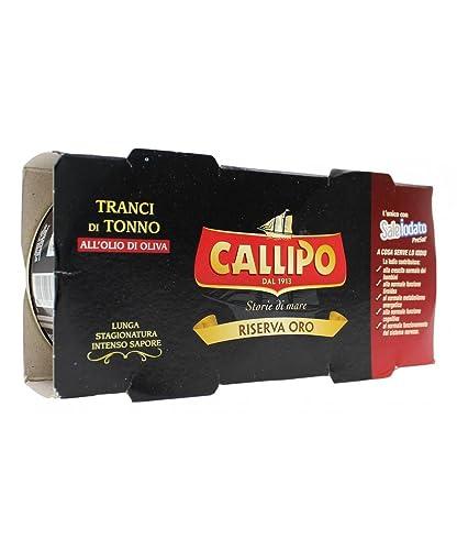CALLIPO RISERVA ORO TRANCI DI TONNO ALL'OLIO DI OLIVA 2X140 GR
