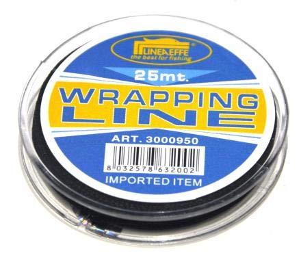 Wrapping Line Filo per legature - 25 mt. - Size D (Nero)