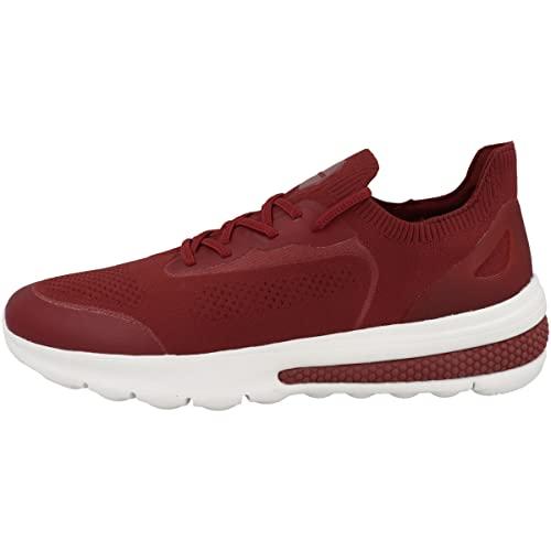 Geox U Spherica Actif, Scarpe da Ginnastica Uomo, Dk Red, 44 EU