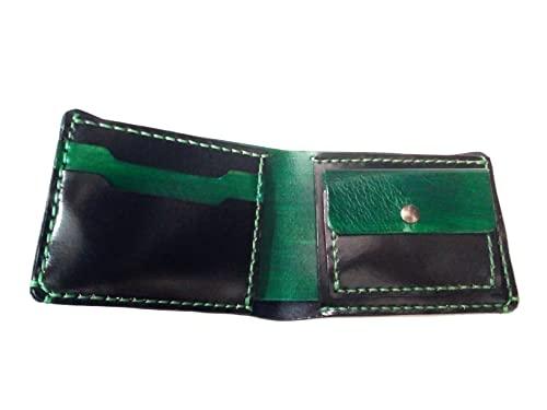 Portafoglio artigianale in cuoio Made in Italy personalizzabile Uomo