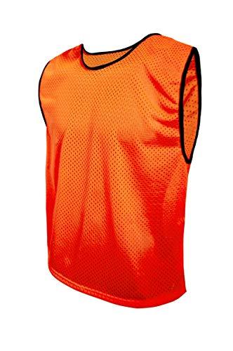 SPORTBIBS Pettorine da Allanamento Bavaglini da Calcio, Pettorali per Bambini, Giovani e Adulti, Calcetto, Molti Colori e Taglie