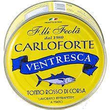 TONNO VENTRESCA F.LLI FEOLA 160 GR CARLOFORTE