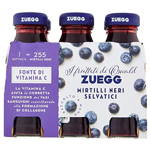 Zuegg, I frutteti di Oswald, Succo di mirtilli neri selvatici, 6 x 125ml