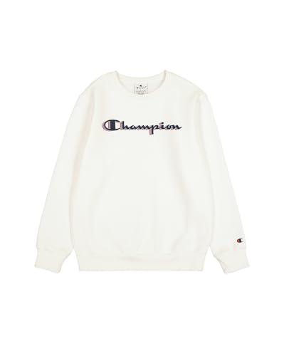 Champion Legacy Boy - Big Logo Sweatshirt, Maglia di Tuta Bambino, White (WW001),