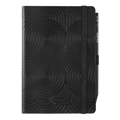 COMIX Medium - Agenda 2026, 12 mesi, Settimanale, Con Passante Elastico Porta Matita o Penna, Chiusura Con Elastico e Segnalibro, Matita COMIX Inclusa, Cm 10,7x15,9 Linetrip