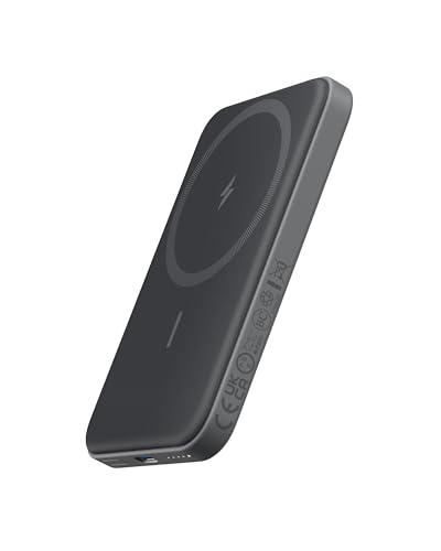 Anker 621 Magnetic Power Bank (MagGo), Magnetico da 5000 mAh con Cavo USB-C, Compatibile Solo con iPhone 17 Pro Max/16/15