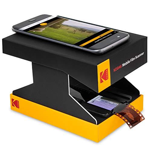 KODAK Scanner portatile per pellicole - Scansiona e salva vecchie pellicole e diapositive da 35 mm con la fotocamera del tuo smartphone - Scanner portatile e pieghevole