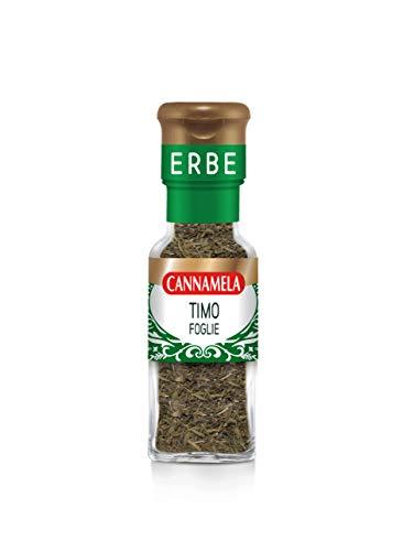 Cannamela, Linea Maxi Oro, Timo in Foglie, Confezione da 24g, Rende Gustosi Arrosti, Grigliate, Brasati, Insaporisce le Panature, Ideale per Verdure e Formaggi Freschi