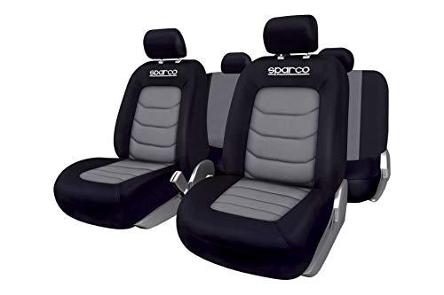 Sparco SPC1019GR Set completo di fodere universali, Per Auto, Grigio, 5 teste
