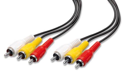 Cavo audio e video 3 RCA + 3  RCA - l. 1.5 mt.