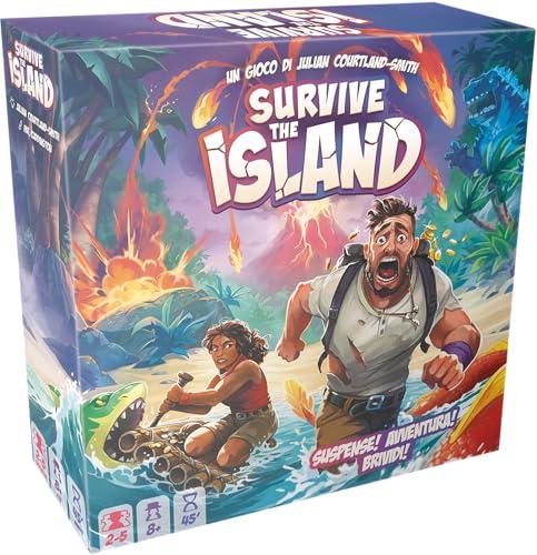 Asmodee Survive The Island, Gioco da Tavolo, 8+ Anni, 2-5 Giocatori, Edizione in Italiano
