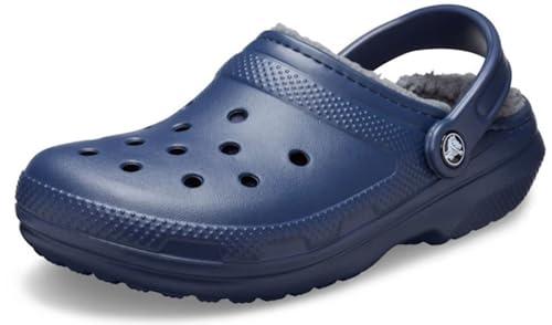 Crocs Classic Lined Clog, Zoccoli Unisex - Adulto, Navy/Charcoal, 43/44 EU