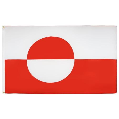 BANDIERA GROENLANDIA 90x60cm - BANDIERA DANESE 60 x 90 cm - AZ FLAG